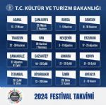 2024 Kültür Yolu Festival Takvimi