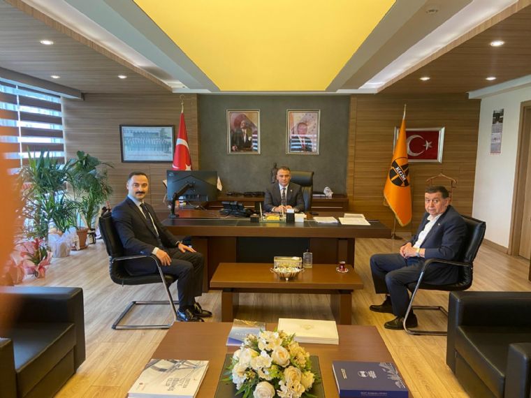 Havza Kaymakamı Ayvat ve Başkan İkiz’den Bölge Müdürü Ateş’e Ziyaret