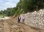 Tersakan Irmağı Islahı ve Yol Yapım Çalışmalarını Yerinde İnceleyerek Değerlendirmelerde Bulunduk.
