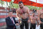 Havza Kırkpınar Yağlı Güreşleri'nde Başpehlivan Recep Kasnak