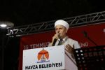 15 Temmuz Demokrasi ve Milli Birlik Günü Programı Düzenledi